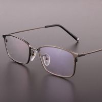 【LZ】☈▧  Titanium Glasses High Quality Square Men Eyeglasses Prescription Glasses Full Frame Designer Optical Glasses Frame 910