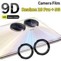 Realme ตัวป้องกันเลนส์กล้องถ่ายรูป10 Pro + 5G,กล่องใส่แหวนกล้องโลหะสำหรับ Realme 10 Realme10 Pro 10Pro 10Pro + PLUS + 5G ตัวป้องกันกล้องกระจกเทมเปอร์