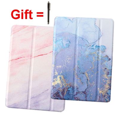 【cw】 Marble Print Magnet Case for iPad 9th Generation 10.2 7th 8th 2022 Smart Cover 9.7 2017 2018 5 6 Air 1 Air2 Stand ！