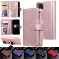 [Woo Fashion Case] Funda De Teléfono Cuero Con Tapa Magnética Para iPhone 14 13 Pro Max 12 11 XS XR X SE 2022 8 7 6 Plus Cartera Mallera Dara Tarjeta