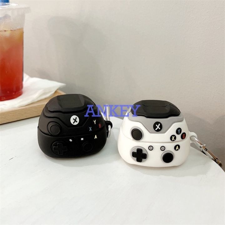 suitable-for-samsung-galaxy-buds2-buds-2-pro-live-3d-เคสควบคุมเกมคอนโซล-ไร้สาย-บลูทูธ-หูฟัง-ซิลิโคนนิ่ม-พร้อมตะขอ