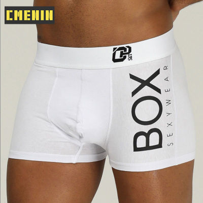 CMENIN (1 Pieces) BOX กางเกงในชายเซ็กซี่นักมวยแฟชั่นคุณภาพสูงกางเกงบ็อกเซอร์ผ้าฝ้ายนุ่มชุดชั้นในนักมวยชุดชั้นใน OR212