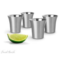 Final Touch Double-Wall Shot Glasses ชุดแก้วช็อต รุ่น FTA1855 (4/pack)