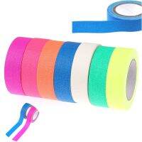 ✟► 1pc DIY Fluorescent UV Cotton Tape Matt Night Self-Adhesive Glow In The Dark Luminous Tape For Party Floors 6 colors