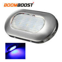 1Pcs Navigation Dome Step Light Marine เรือ Yacht Marine Ship กันน้ำสแตนเลส12V LED เพดานเท่านั้น Silver Cool Blue