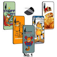 Casing หรับ Xiaomi Redmi 10C 10X 10 9C NFC 9T 9A 9 Prime 8A 8 7A 7 6 6A 5 Plus 5A Pro G110 Cartoon Garfield cat Pattern Phone เคสโทรศัพท์