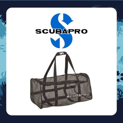 SCUBAPRO Mesh Bag scuba diving equipment Made of nylon mesh Dimensions: 70 x 40 x 30cm Weight: 0.45kg Volume 84L Black color