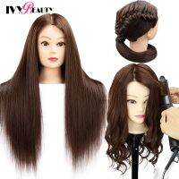 hot！【DT】❈  85  Real Human Hair Mannequin Training Styling Hairdressing Cosmetology Dolls Hairstyles