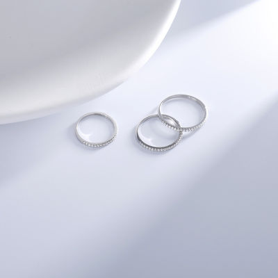 [COD] ภายใต้ต้นไทร S925 เงินชุบ 14K แหวนทำด้วยมือเพชรชั้นดีสไตล์ Jinri แหวนแหวนหางแฟนแฟชั่นเรียบง่าย Christmas Gift