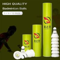 Badminton Shuttlecock 3/6/12pcs durable professional badminton balls competition training duck feather ball outdoor