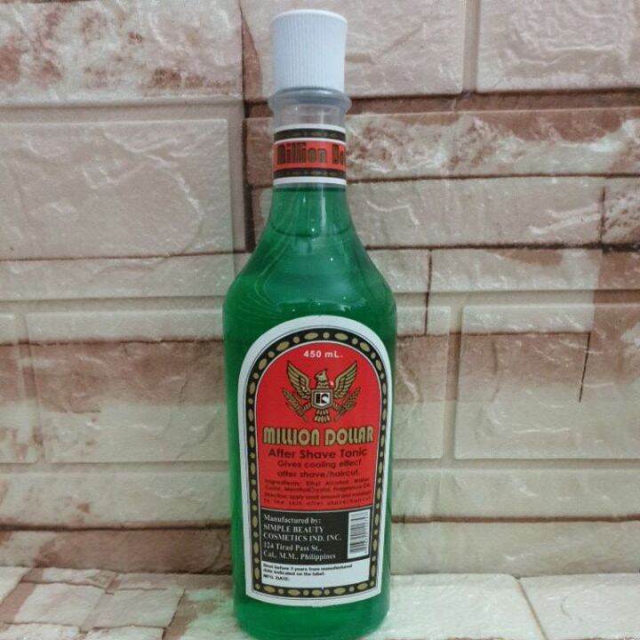 Million dollar hair tonic/ after shave tonic 80ml/450ml Lazada PH