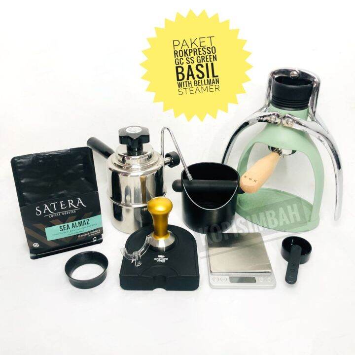 Paket Rok Presso New Gc Ss 2022 Manual Espresso Coffee Maker With