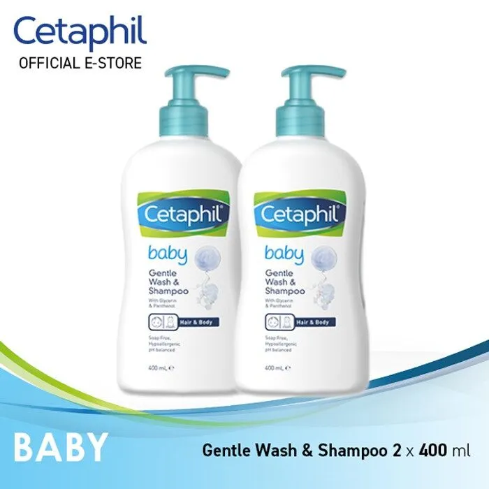 Cetaphil Baby Wash & Shampoo 400ml - Best Drugstore Baby Shampoo