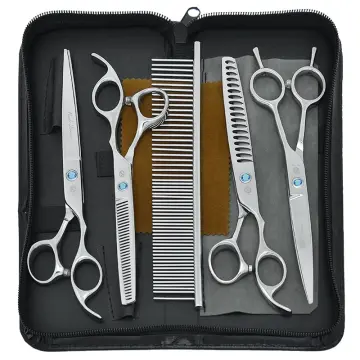 5pcs/Set Stainless Steel Pet Dogs Grooming Scissors Suit