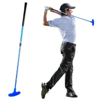 escopic Golf Swing Trainer Two Way Junior Golf Putter Mini Golf Club Practice Stick Golf Swing Masters Training Aid Exercise