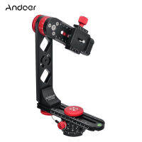 Andoer PH-720B 720 ° หัวพาโนรามาอลูมิเนียมอัลลอยด์ Arca-Swiss Ball Head แผ่นกระเป๋าใส่โน๊ตบุ๊คแบบพกพา Max โหลด10กก.สำหรับกล้อง Nikon Canon Sony DSLR