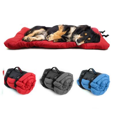 Portable Dog Bed Puppy Sofa Mattress Washable Waterproof Oxford Dog Pad Foldable Rest Mat for Outdoor Supplies
