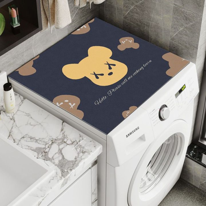 m-q-s-ผ้าคลุมเครื่องซักผ้า-ผ้าคลุมเครื่องซักผ้า-ผ้าคลุมหัวเตียง-ป้องกันการลื่นไถล-ผ้าคลุมเครื่องซักผ้า-ผ้าคลุมตู้เย็นสำหรับใช้ในครัวเรือน-ผ้าคลุมฝุ่น