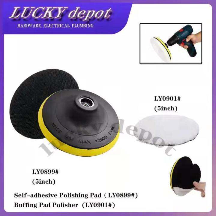 5" SELF ADHESIVE POLISHING PAD / BUFFING PAD POLISHER / POLISHING DISC