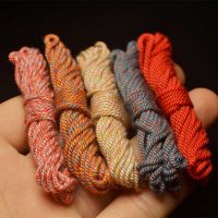 【YF】☸  1.5mm Colorful Cotton Cord for Tassel Hand Twisted Threads Making Malas Colors