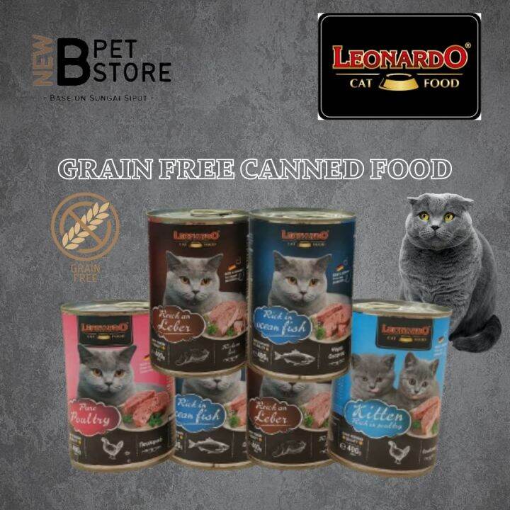 LEONARDO SUPER PREMIUM GRAIN FREE CANNED FOOD FOR CAT (400G) FROM