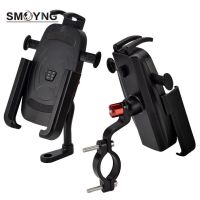 SMOYNG Aluminum Alloy Bike Motorcycle Phone Holder Stand Support Mobile Bicycle Moto Mirror Handlebar Mount For iPhone Xiaomi