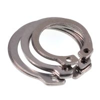 100x Circlip cincin penahan jepret cincin penahan kartu Stainless Steel 304 klem luar Musim Semi tipe-c Mesin cuci kerah poros M8 M10 M12 M16GB894