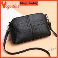 【Ready Stock】 ❁❁ C23 Yogodlns Casual PU Leather Women Crossbody Bag Sling Purse for Female Mother DY STOCK