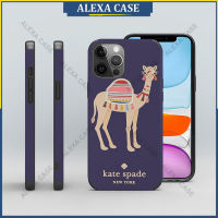 Kate Spade เคสโทรศัพท์สำหรับ iPhone 14 Pro Max / iPhone 13 Pro Max / iPhone 12 Pro Max / iPhone 11 Pro Max / XS Max / iPhone 8 Plus / iPhone 7 plus ฝาครอบเคสป้องกันหนังแกะป้องกันการตก PBKXYQ