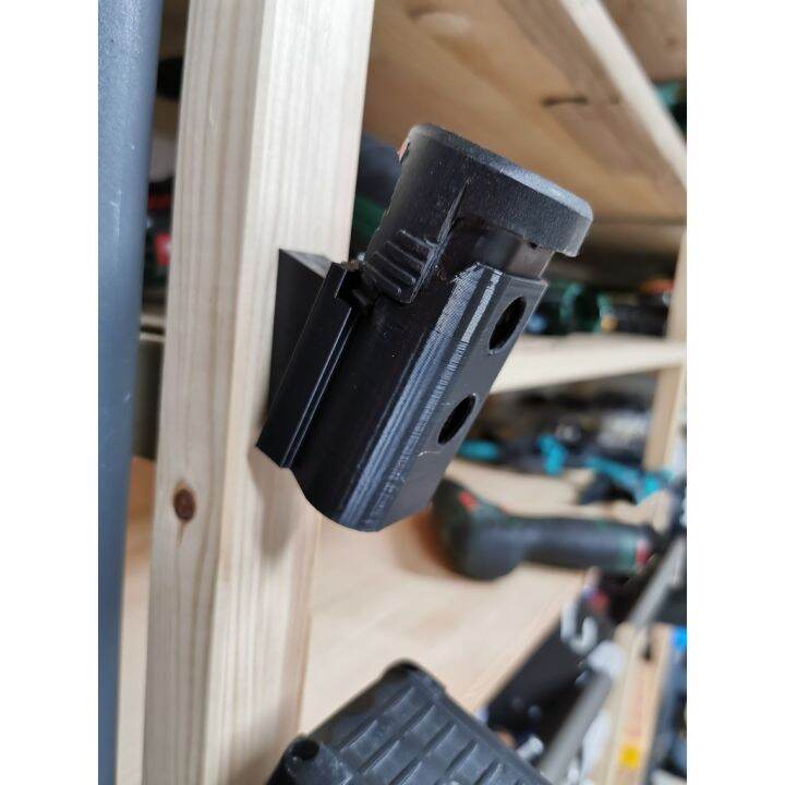Bosch 12vbattery wall mount (single, battery backside faces to wall
