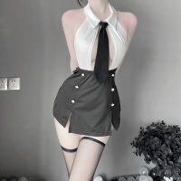 1081 Fun Muxue Sexy Secretary Professional Dress Role Teacher Uniform Play Temptation Set TB2I