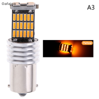 Oafajoa หลอดไฟ LED 12V 1156 45-SMD สำหรับรถยนต์4014 BA15S สัญญาณไฟเลี้ยวถอยหลังไฟเบรก