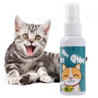 50Ml Cat Catnip Spray Training Toy Natural Healthy CatMint Funny Scratch Toy B85C