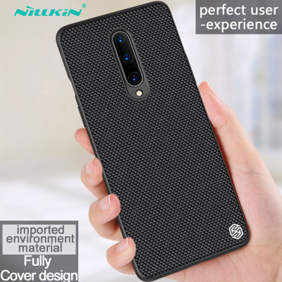 For OnePlus 8 Case NILLKIN Textured Nylon Fiber Case Thin and Light protector Back Cover For OnePlus 8 Case
