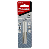 MAKITA รหัส D-64010 ดอกเจาะเหล็ก HSS-TiN Metal Drill Bit Economy 1.5X40(18)(2ดอก/ขุด)