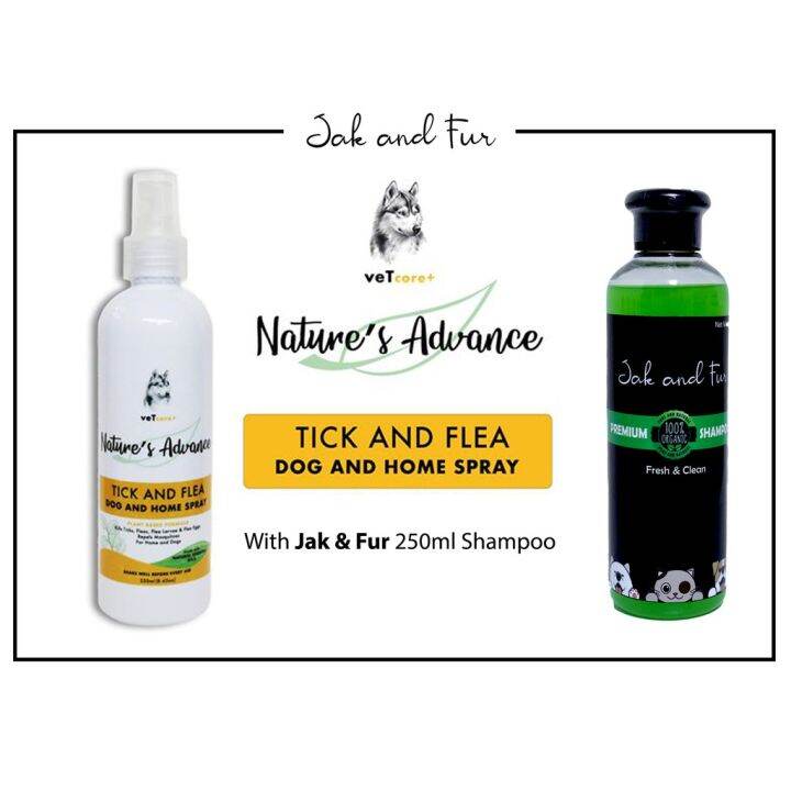 Tops Vet Core Tick and Flea spray with shampoo Lazada PH