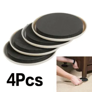 4Pcs Furniture Moving Sliders Mover Pads Moving Furniture Gliders Hardwood  Floor Protectors Carpet Flooring Coaster Furniture Protector