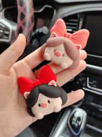 Cute Pig Princess Car Aromatherapy Perfume Car Air Conditioner Air Vent Car Interior Decoration Diffuser Stone Girl Ornament