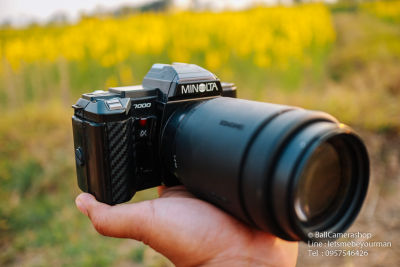ขายกล้องฟิล์ม Minolta a7000 serial 11153064 พร้อมเลนส์ Tamron 70-300mm