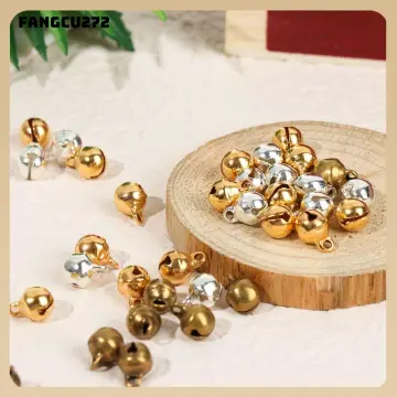 1cm 2cm Small Bells For Crafts Mini Jingle Bells Gold Silver Pet