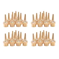 40Pcs 1/2 Inch DN15 Brass Jet Straight Adjustable Fountain Water Spray Nozzles Pool Nozzles Garden Landscape Decoration