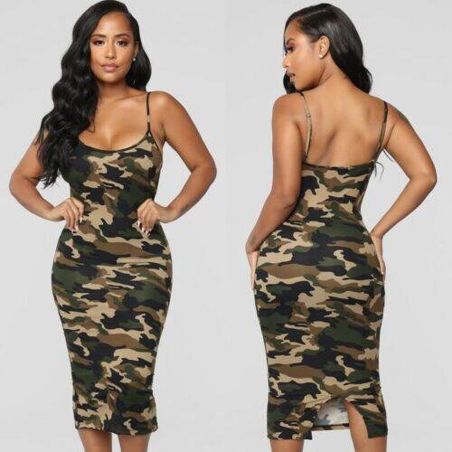 casual-y-women-camouflage-sleeveless-tail-bodycon-mini-evening-dress