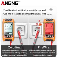 ZZOOI 6000 Counts Digital Display Multimeter Auto Range True RMS Handheld Digital Multimeter Resistance Frequency High Precision Tools