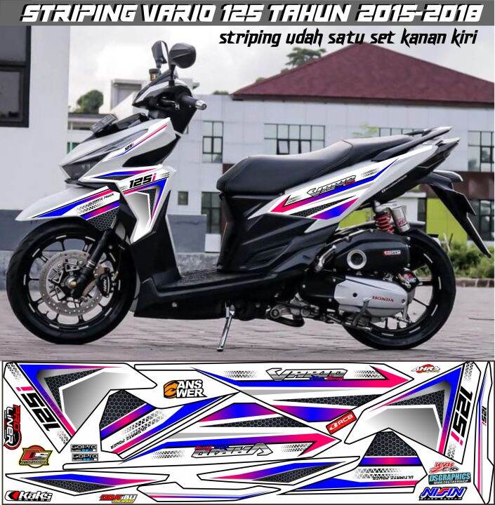 STRPING HONDA VARIO 125 LED/STRIPING VARIO HONDA VARIO 125 KONSEP