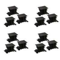 Solid State Relay Heat Sink,12PCS Heatsink PID Temperature Controller Heat Sink for Solid State Relay and SSR Radiator