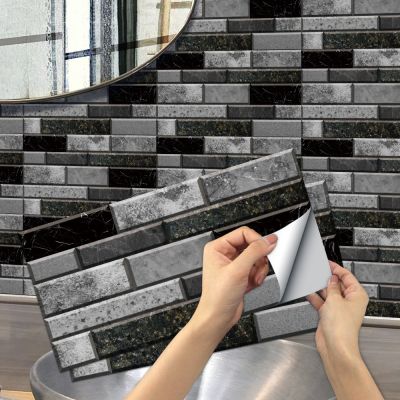 ❇ Self Adhesive Waterproof Kitchen Bathroom Vinyl Mosaic Peel And Stick Tile Stickers Vintage Home Wall Decoration Removable Decal