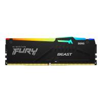 16GB (16GBx1) DDR5 5200MHz RAM (หน่วยความจำ) KINGSTON FURY BEAST DDR5 RGB (AMD EXPO) (BLACK) (KF552C36BBEA-16) {