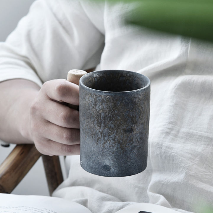 new2022-japanese-style-vintage-ceramic-coffee-mug-tumbler-rust-glaze-tea-milk-beer-mug-with-wood-handle-water-cup-home-office
