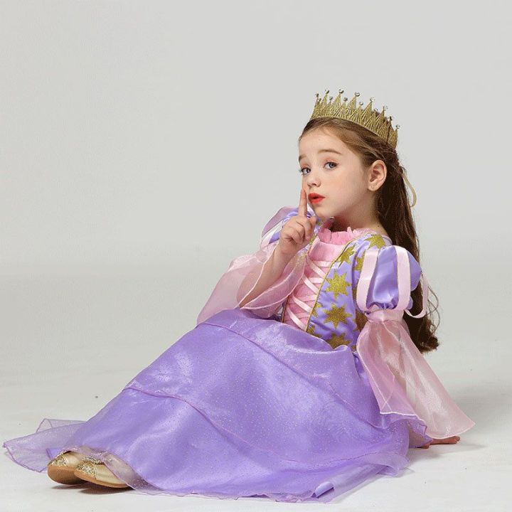 anta-shop-ชุดเจ้าหญิงราพันเซล-rapunzel-รุ่นพรีเมียม-ชุดราพันเซล