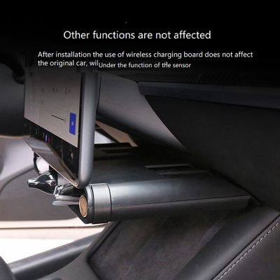 Central Control Panel Storage Box Navigation Screen Lower Storage Box Car Under Center Console Screen Storage Tray for Tesla Model 3 Y Car Interior Accessories